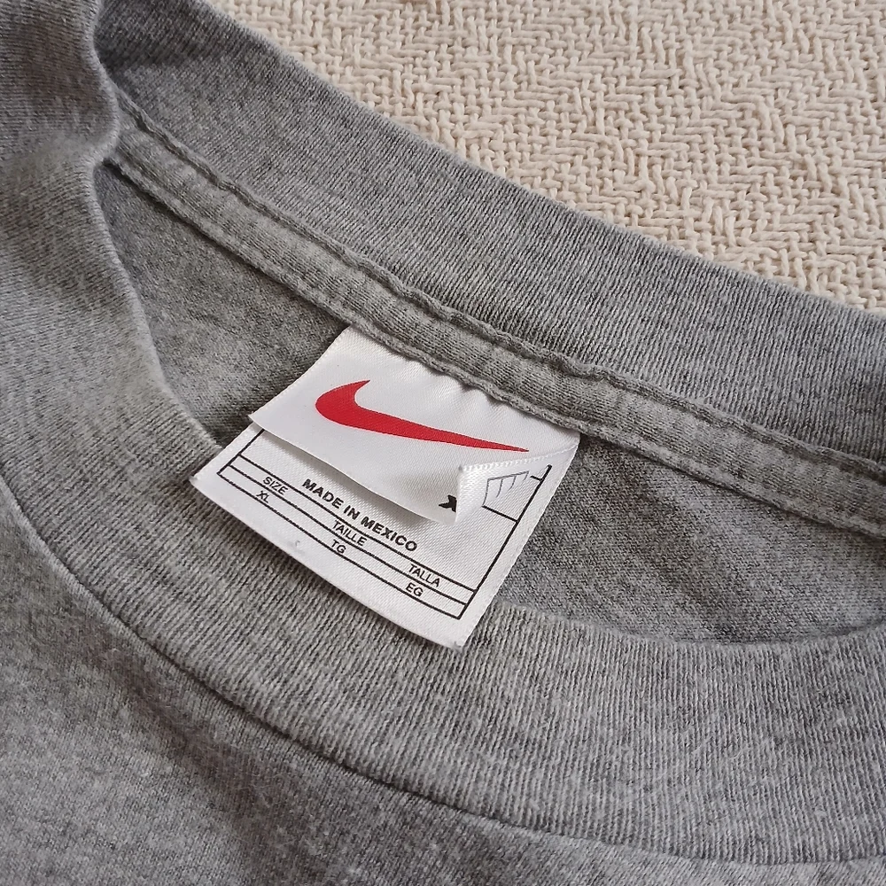 nike ♡ 90's long sleeve shirt vintage single stitch retro swoosh streetwear xl